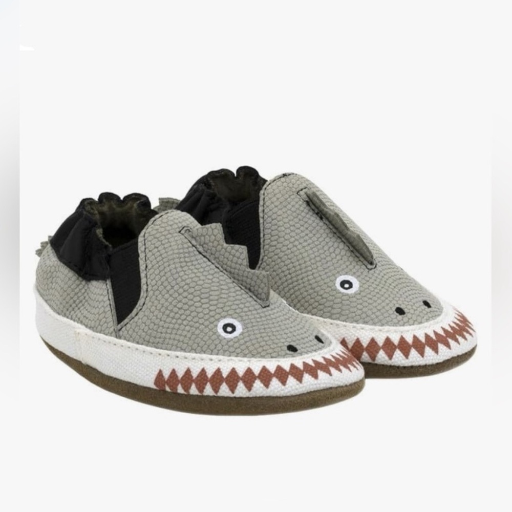 Robeez Baby Boys Soft Soles Crib Shoes 6-12 months